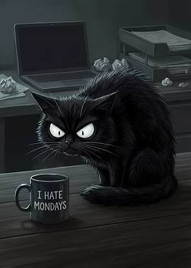 Grumpy Cat Hates Mondays