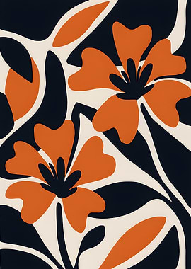 Abstract Floral Art Print