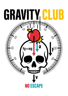 Gravity Club: Apple, Skull, and Physics