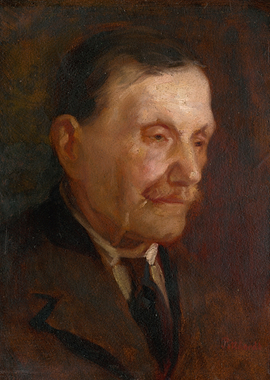 Portrait of a Man with Moustache