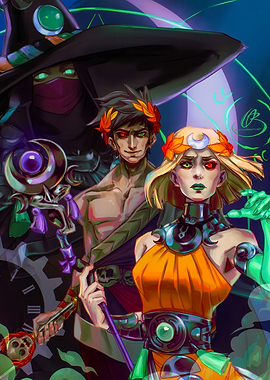 Hades Game Characters Illustration