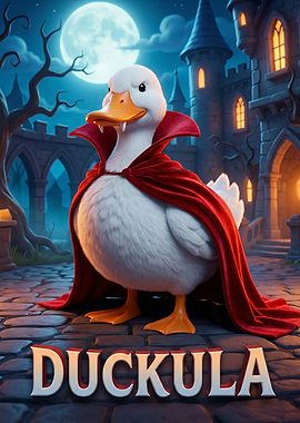 Duckula Vampire Cartoon