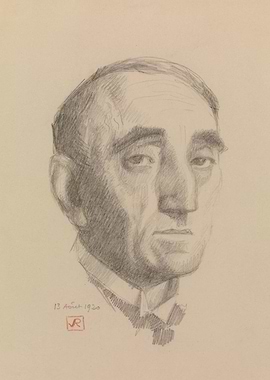 Pencil Portrait of a Man, 1920