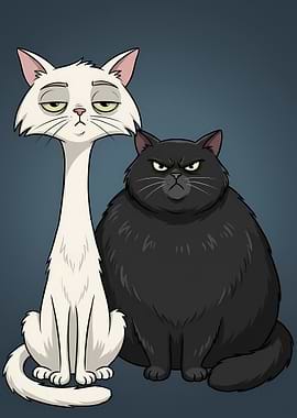 Cartoon Cats with Attitude