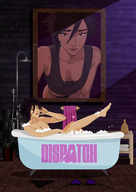Dispatch Invisigal in Bathtub
