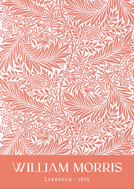 William Morris Larkspur Rosewood 1875