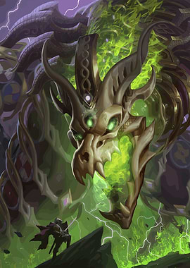 Dragon and Knight Fantasy Art