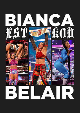 Bianca Belair WWE Poster