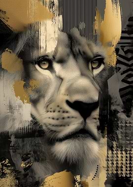 Abstract Lion