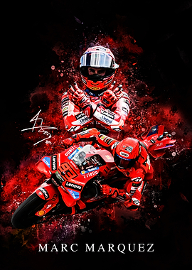 Marc Marquez Motorcycle Racing
