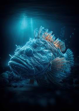 Deep Sea Fish Portrait