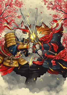 Samurai Cats Duel