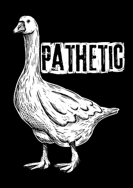 Pathetic Goose Illustration