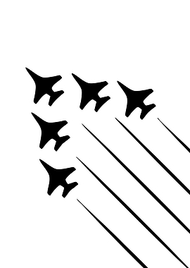 Jet Formation Black and White