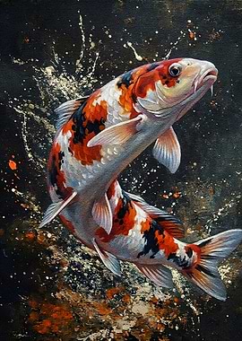 Koi Fish Painting