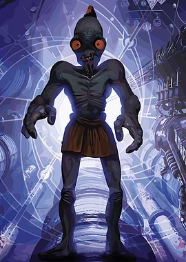 Oddworld: Abe's Oddysee character illustration