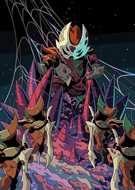 Hollow Knight Inspired Character Illustration