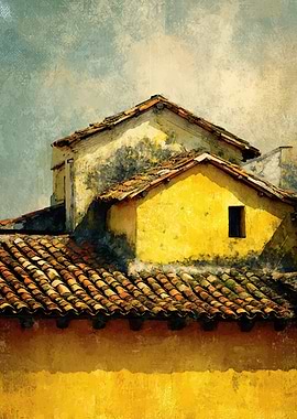 Tiled Roofs and Yellow Walls