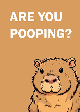 Are You Pooping? Capybara