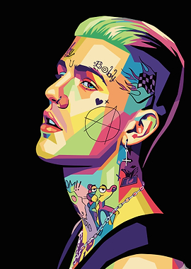 Lil Peep Wpap Art