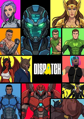 Dispatch Comic Book Cover Art