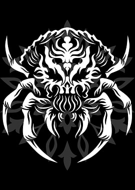 Stylized Crab Illustration