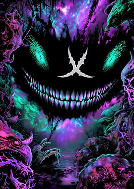 Nightmare Grin in a Fantasy Landscape