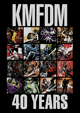 KMFDM 40 Years Album Art