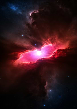 Cosmic Nebula in Deep Space