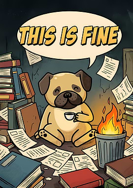 This is Fine Pug Meme