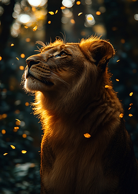 Lioness in Golden Light