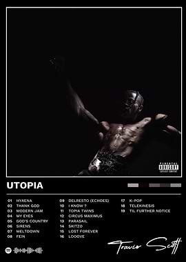 Travis Scott Utopia Album Cover