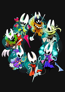 Hollow Knight Characters Circle