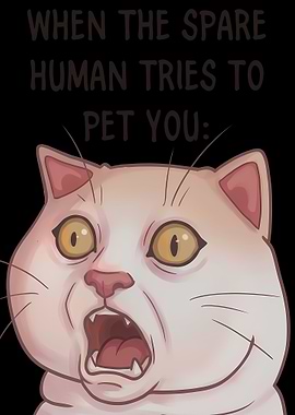 Scared Cat Digital Art