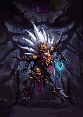 Voodoo Witch Doctor Digital Art