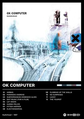 Radiohead - OK Computer Album Cover
