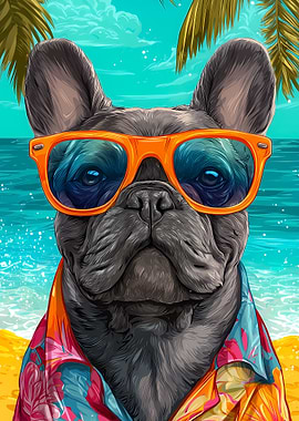 Cool Dog on the Beach