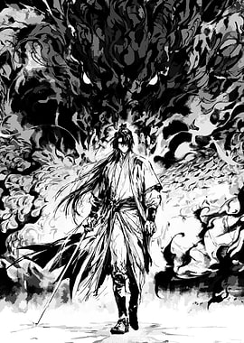 Warrior with Dragon Spirit