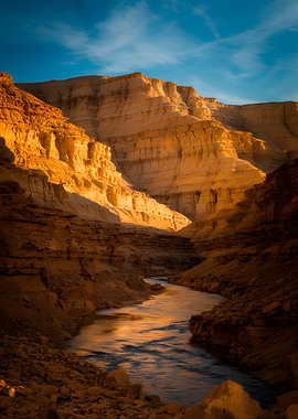 Canyon River Landscape