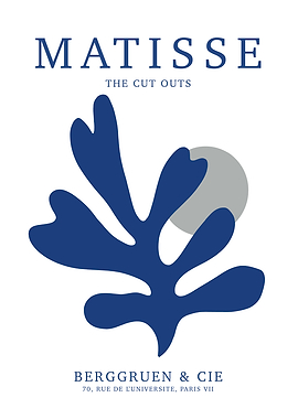 MATISSE | Plante bleue solitaire