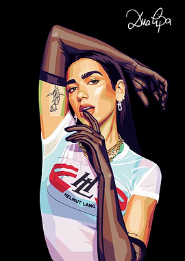 Dua Lipa Portrait