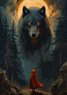 Little Red Riding Hood and Wolf