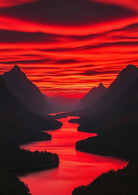 Red River Valley Sunset