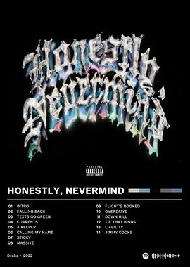 Drake - Honestly, Nevermind Album Cover