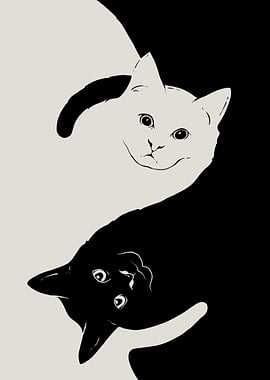 Yin Yang Cats