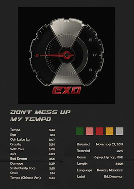EXO Don't Mess Up My Tempo Album