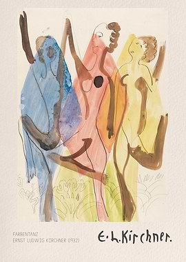 Farbentanz by Ernst Ludwig Kirchner