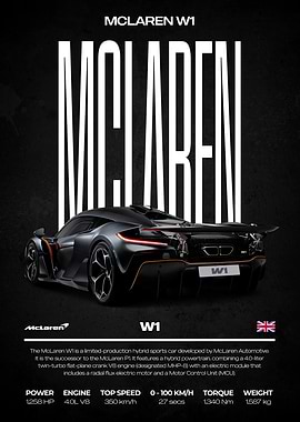 McLaren W1 Hybrid Sports Car