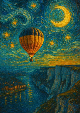 Starry Night Hot Air Balloon Ride