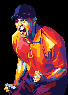 Tiger Woods Pop Art Celebration